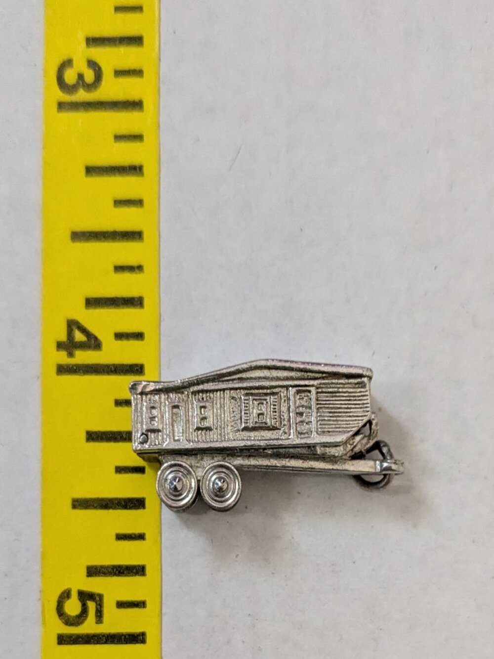 Vintage Sterling Silver Mobile Trailer Home Charm